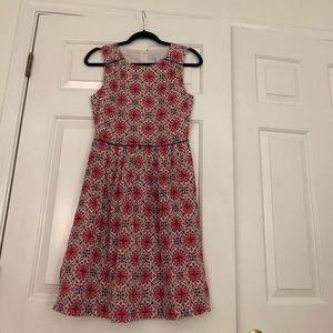 J.Crew silk floral dress